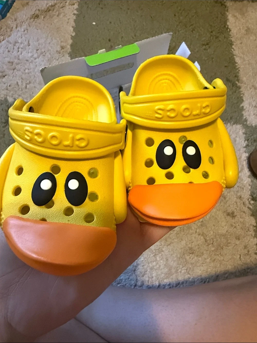 CROCS bright yellow